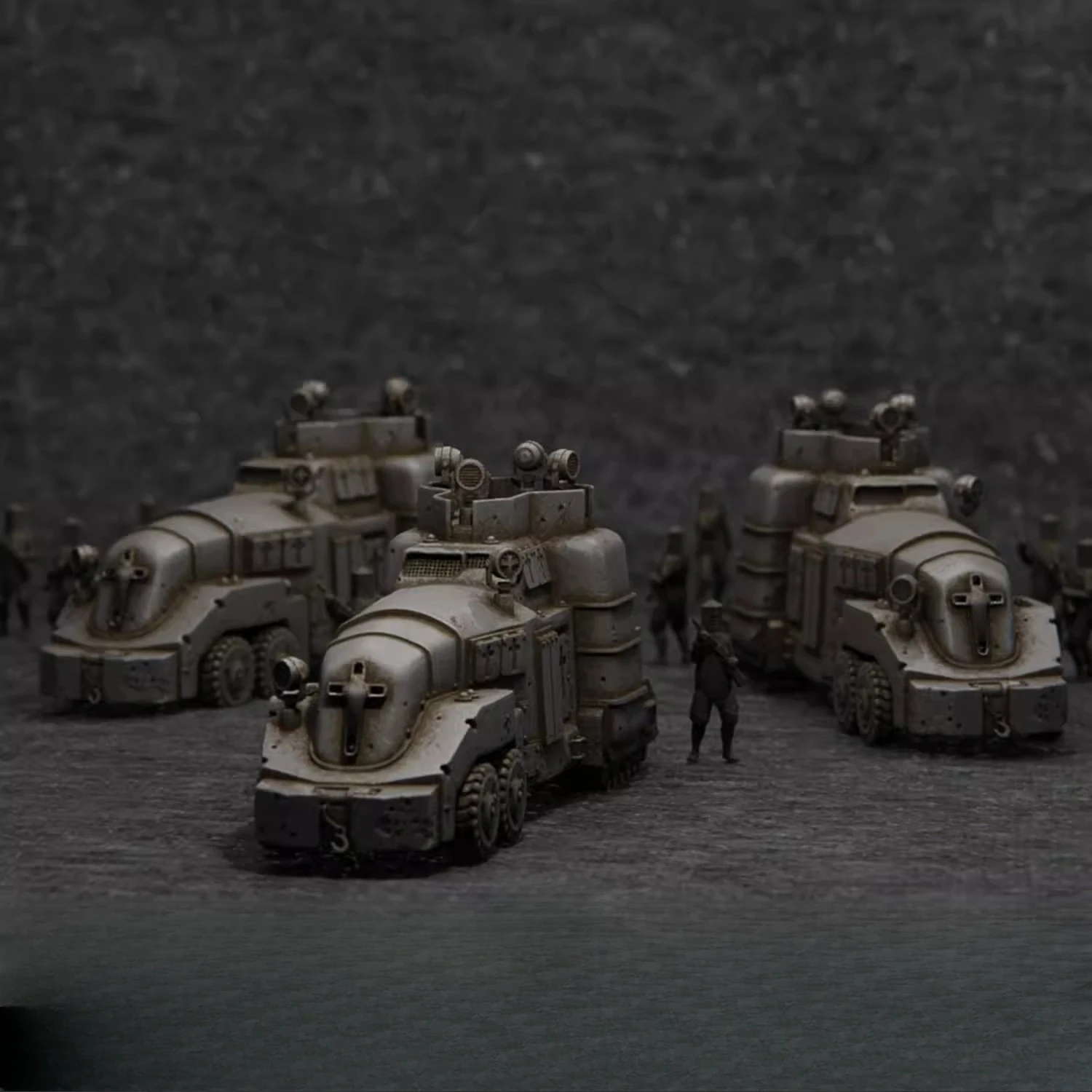 

Mini board game battle chess 3D printing Trench Crusade Miniatures Dnd Terrain Allied Chariots