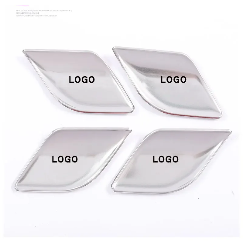 4 مقبض الباب الداخلي من الفولاذ المقاوم للصدأ وعاء الترتر الزخرفية لمرسيدس بنز W206 C W214 E W223 S X254 GLC #6