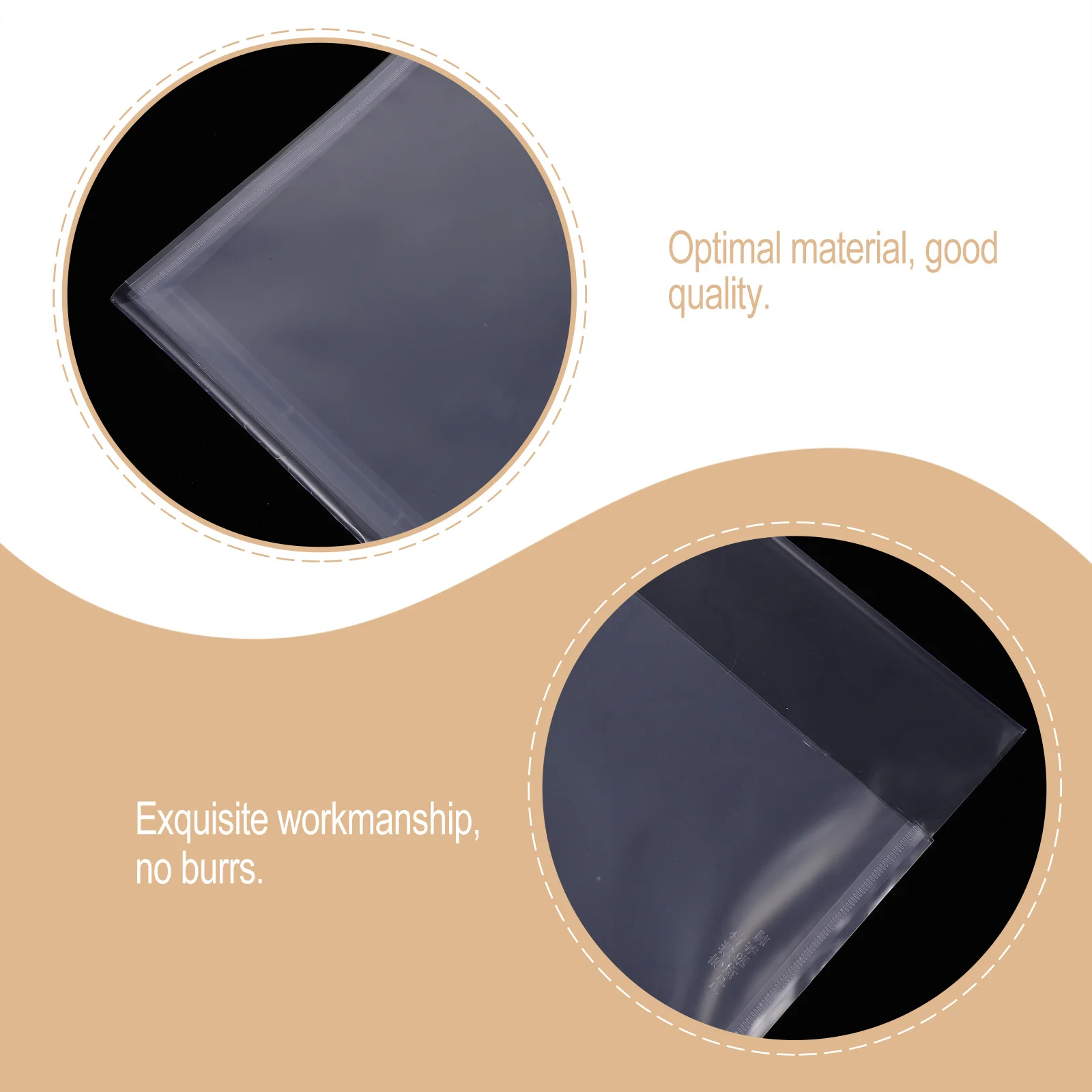 20pcs Transparent Thickened Plastic Waterproof Protectors For School Home Office Use Student Book Covers School Book Covers