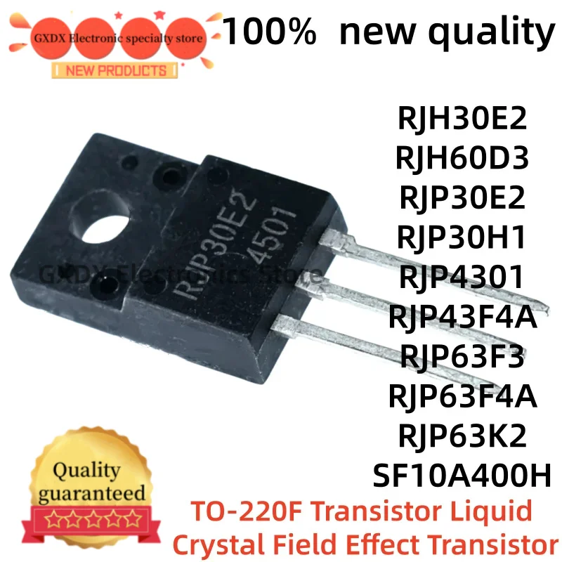10-20Uds 100% new RJP63F4A RJP63K2 SF10A400H RJH30E2 RJH60D3 TO220F RJP30E2 RJP30H1 RJP4301 RJP43F4A RJP60F3 RJP63F3 TO-220F