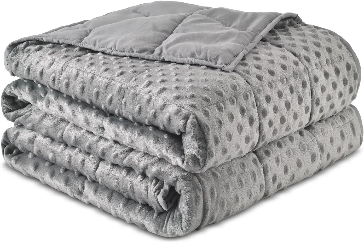 

Weighted Blanket for Adults (15 lbs, 48" x 72") Soft Minky Heavy Blanket for Sleeping Perfect for 140-160 lbs