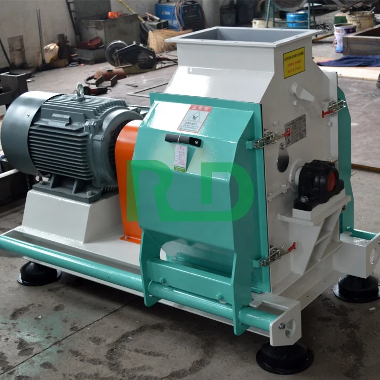Rongda Corn Hammer Mill Crusher Automatic Pulverizing Equipment Grinders Machines