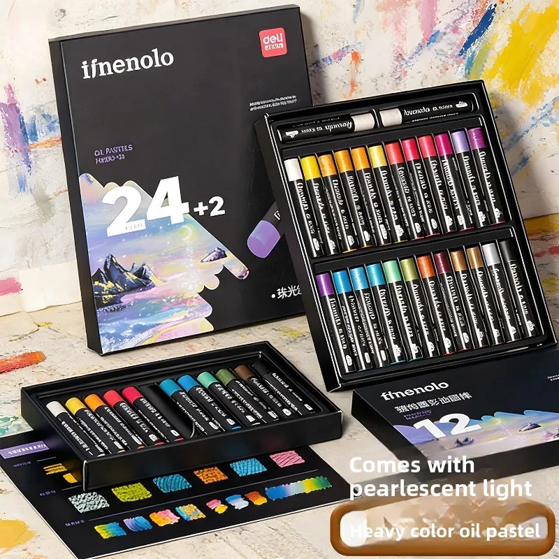 conjunto-de-bastoes-de-tinta-a-Oleo-perolados-de-cores-intensas-para-estudantes-de-arte-exames-de-pintura-e-grafite-infantil