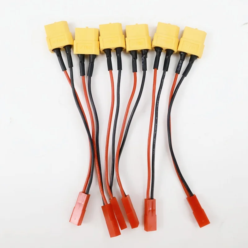 2/5 Stuks 10 Cm Rc Batterij Adapter Kabel XT60 Naar Jst Mannelijke/Vrouwelijke Connector 22AWG Siliconen Draad voor Fpv Drone Vliegtuig Auto Onderdelen