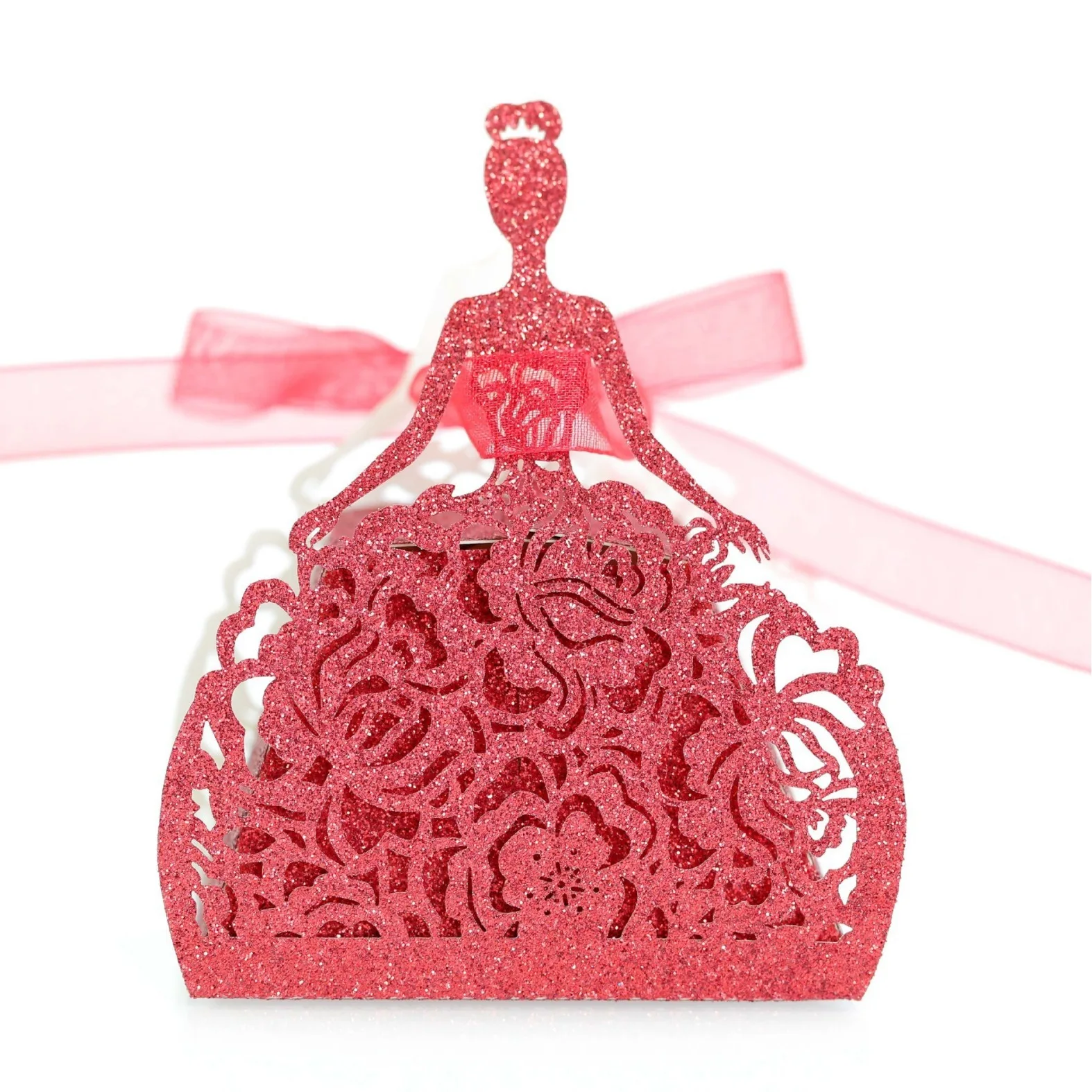 Boîte à bonbons en poudre d'oignon dorée évidée au laser, style européen, belle rose, sac à main pour fille, boîte-cadeau, emballage de boîte-cadeau, 50 pièces