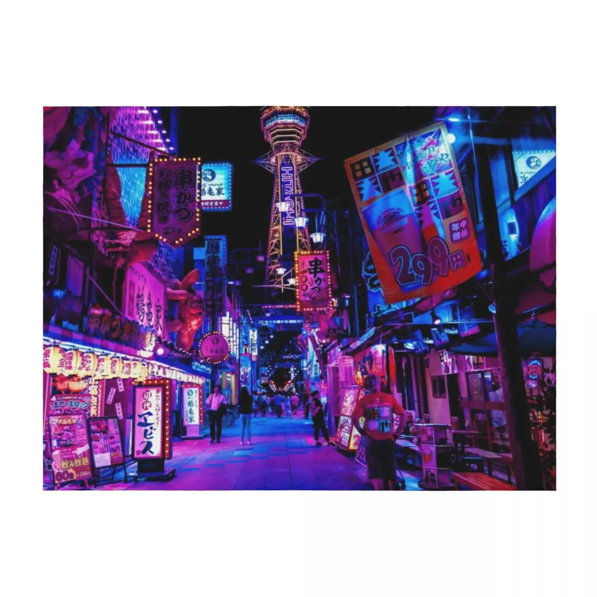 

Osaka's Neon Paradise Throw Blanket christmas decoration Sofa Quilt Extra Large Throw Soft Big Blankets