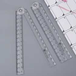 Transparent Rulers Acrylic 30cm Folding Straight Rulers Drawing Wiring Creative Tool Student Kids Stationery School Supplies