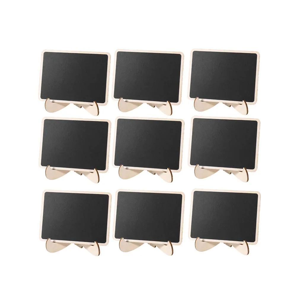 12Pcs Small Chalkboard Signs with Frame Erasable Message Boards for Dinner Party Favors Place Card Holder Decoration