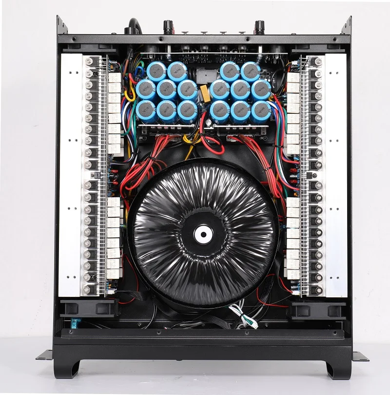 Good Quality 2U 4*800W Professional 4 Channel Power Amplifier Class H Stereo Sound System Professional Audio Amplifier