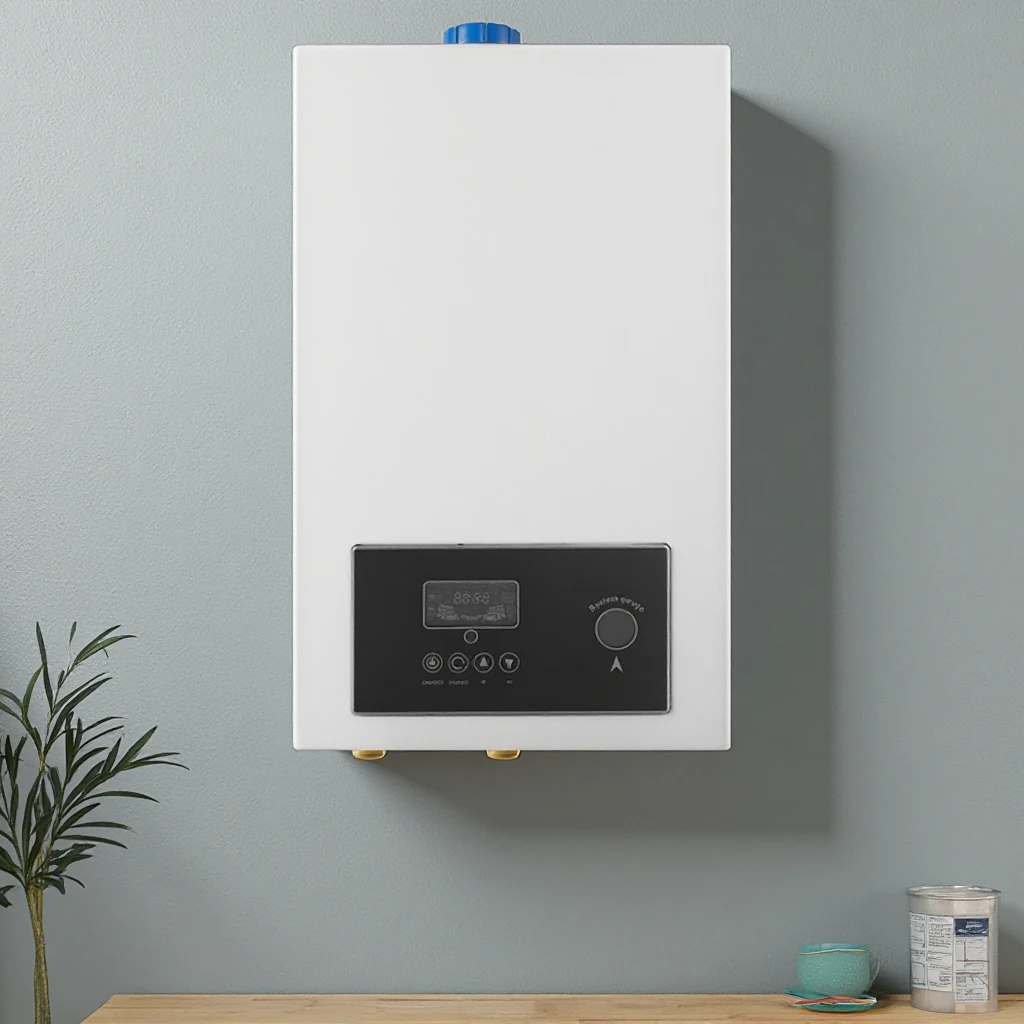 Hot Water Output Central Heating New 380V Industrial Vertical Electric Water Tube Boiler System Stainless Steel 98% Efficiency