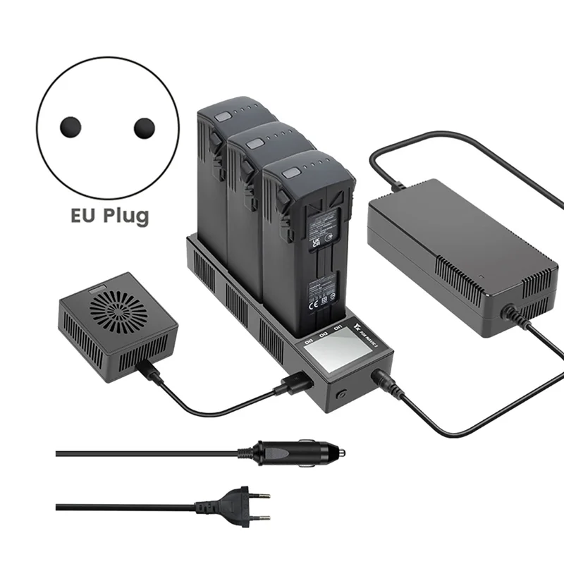 For Mavic3/ 3 Pro Drone Battery Charger Storage Charger Discharger Battery Charging -EU Plug