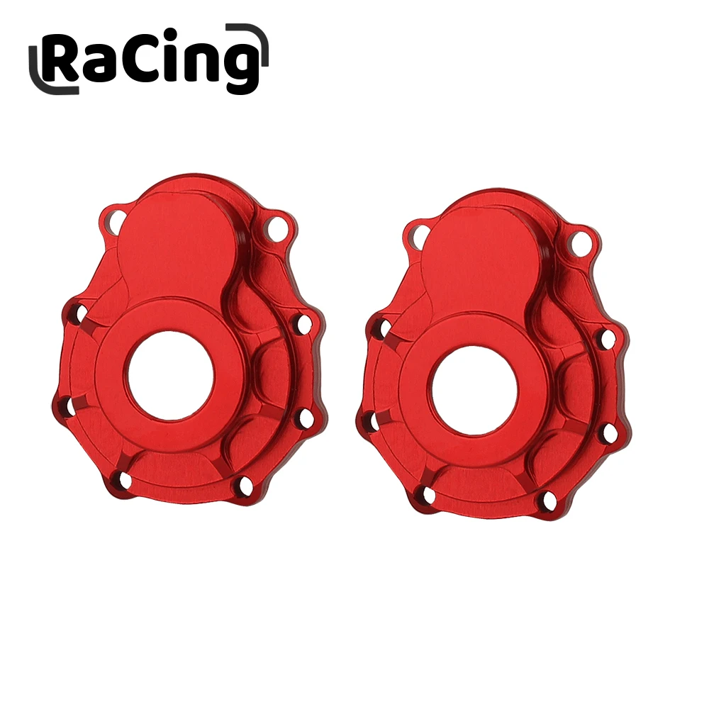 2pcs TRX-4 Anodized Aluminum Alloy Outer Portal Axle Housing Steering Knuckle Set for 1/10 RC Crawler Car TRX4 Upgrade Parts