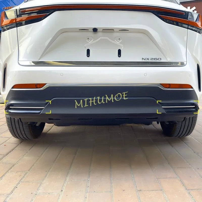 

Stainless Steel Rear Bumper Cover Trims Strips For Lexus NX250 NX350 NX450h+ 2022 2023 2024 2025 2026 Car Accessories Exterior