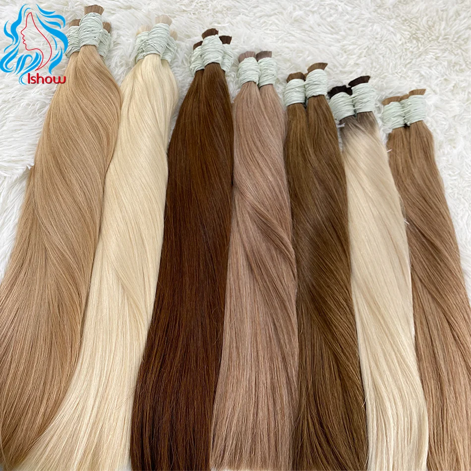100% Human Boho Braiding Hair Bulk Real No Weft Hair Bundle For Women Original Remy Hair Bulk Unprocessed Straight Natural Hair