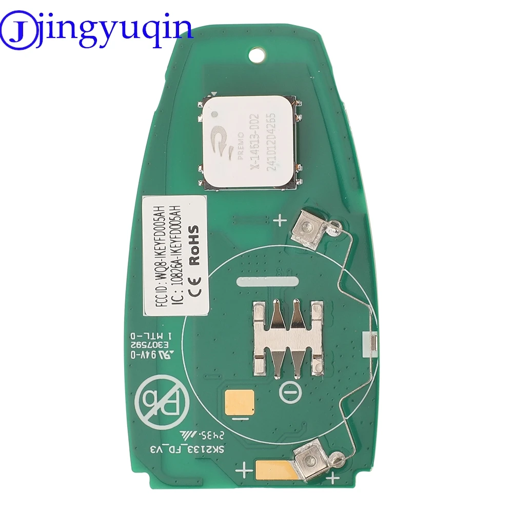 Jingyuqin New AUTEL MAXIIM IKEY Premium Style IKEYFD005AH (868/915MHz) Smart Key For Ford KM100 5 Buttons