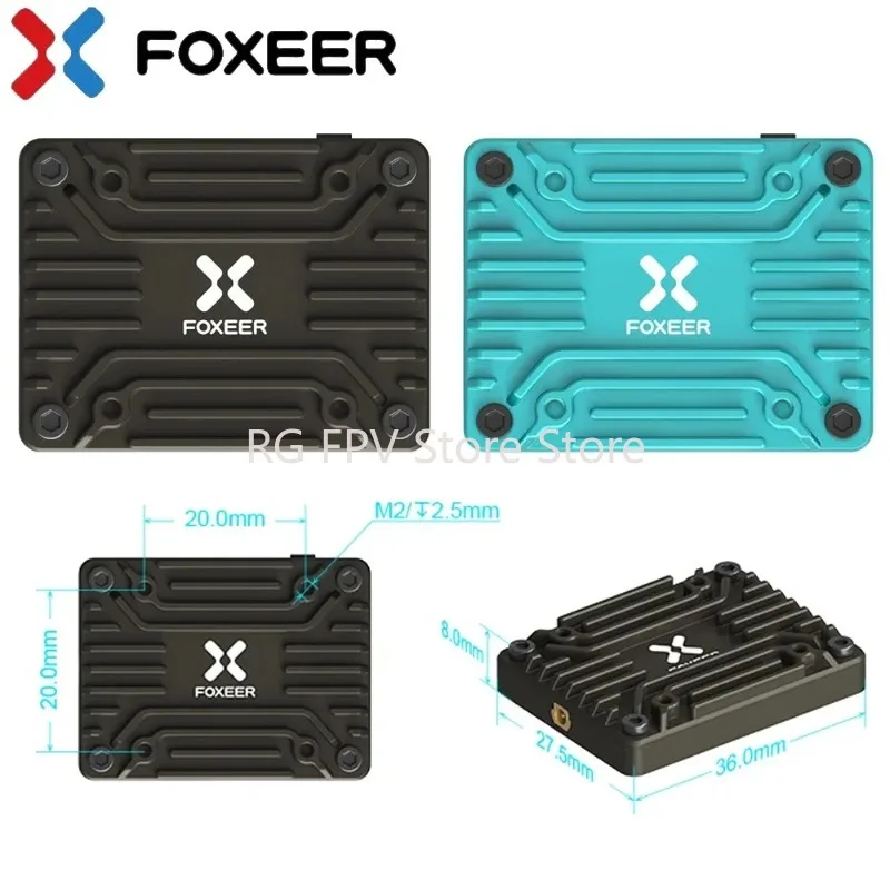 

Foxeer Reaper Extreme 7~36V 2.5W 5.8G 40CH Adjustable Long Range Anti-interference FPV VTX Built-in Mic For FPV Drone Multirotor