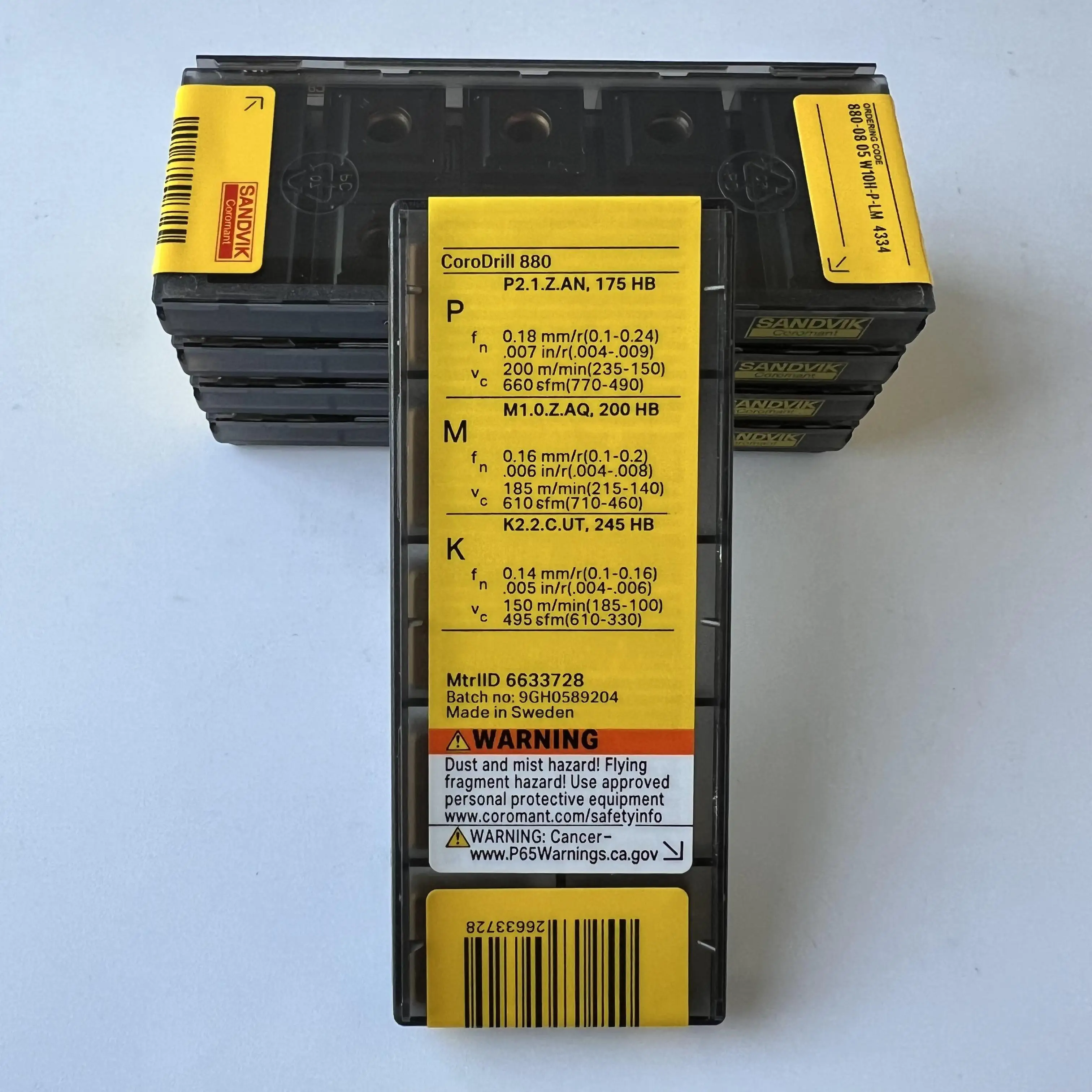 880-0805W10H-P-LM 4334 /Original blade Carbide CNC Blade 10 PCS