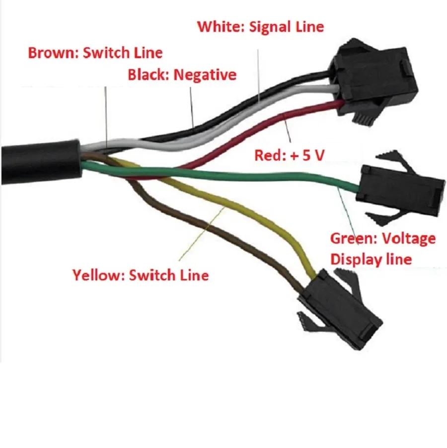 Wuxing 29DX  Twist Throttle Accelerator with SM Plug   Connector for Electric Bike Scooter Part
