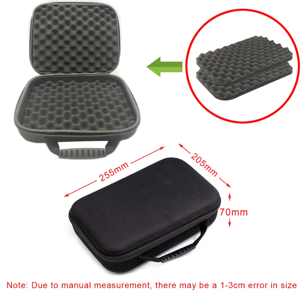 Hard Storage Box DIY Foam Shockproof Customized Travel Bag Zipper Box Case Camera Collection Bag For Outdoor Tool Accessories image 3