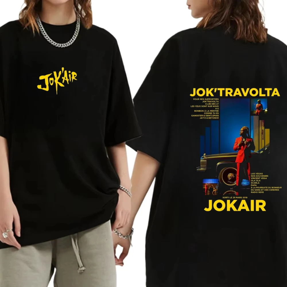 

JOKAIR Летние топы Футболки для женщин Новые топы и футболки Хлопковая мужская и женская одежда Y2k Негабаритный тренажерный зал Графика Винтаж