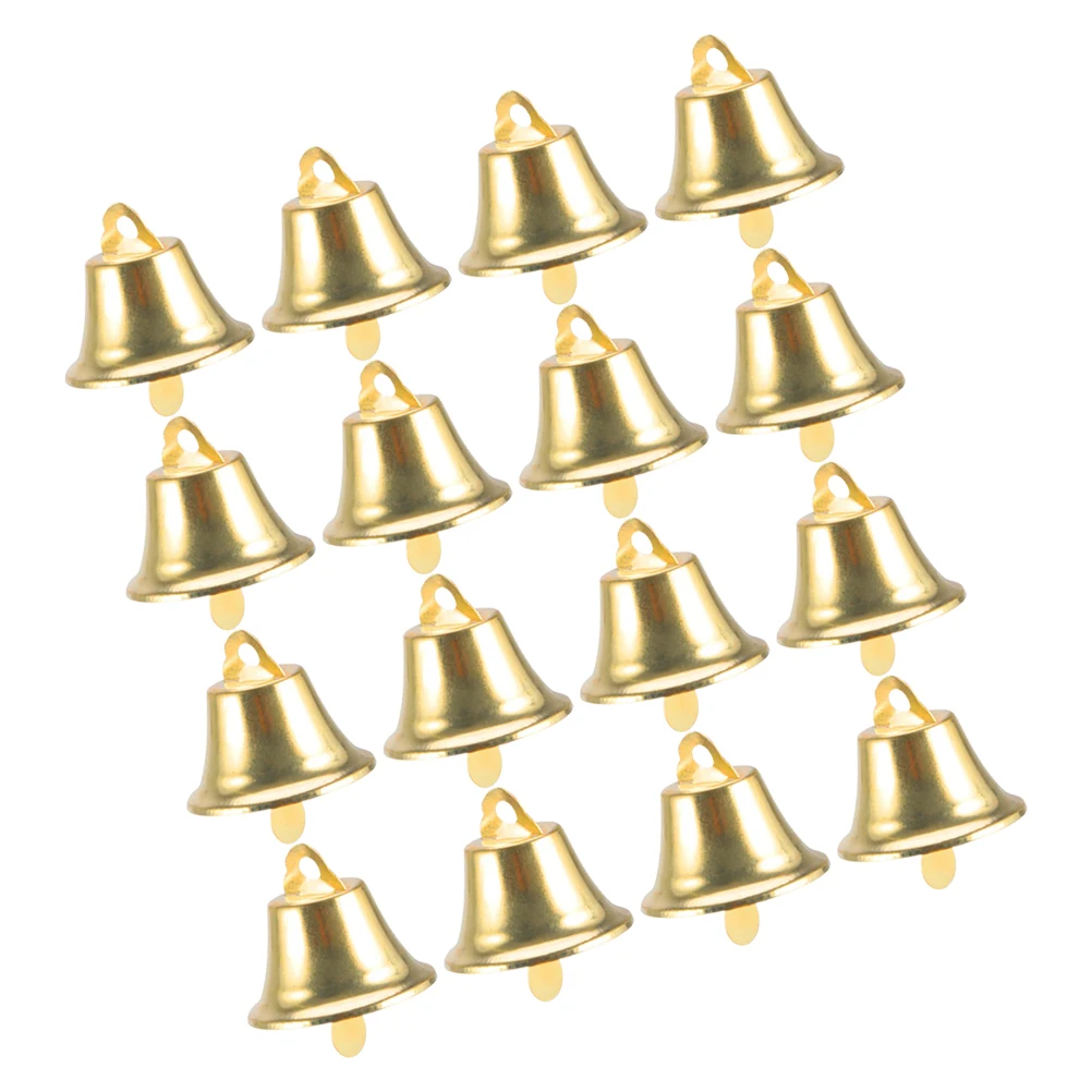 

16pcs Trumpet Craft Bells Ornament Decorative Pendant Metal Baby Christmas Tree Bells Hanging Pendant DIY Bell Unique Bell