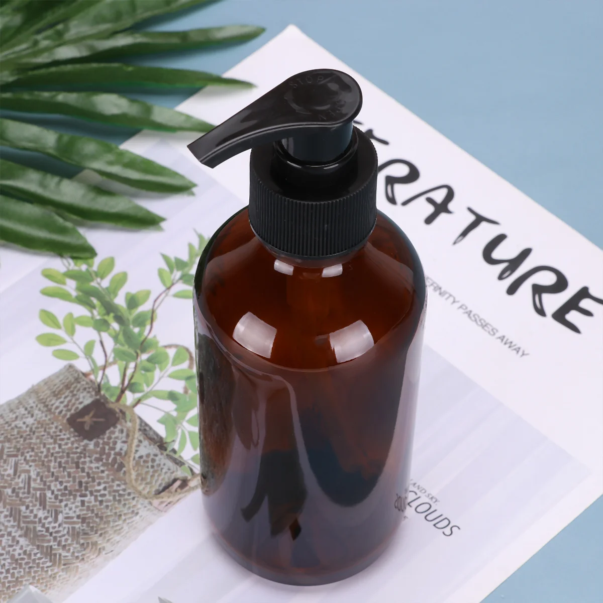 

3pcs Glass Sub Bottle 250Ml Brown Portable Travel Cosmetics Holder Wide Mouth Easy Clean Empty Storage For Shampoo Essential Oil