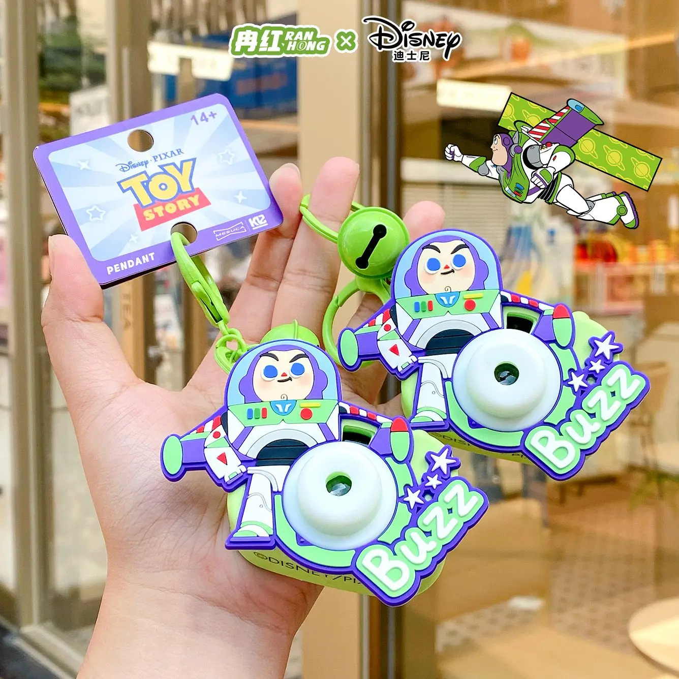 High Quality Mini Projection Camera Toy Buzz Lightyear Portable Bag Decor Funny Plaything Ideal Gift For Kids Lovely Mini Toy