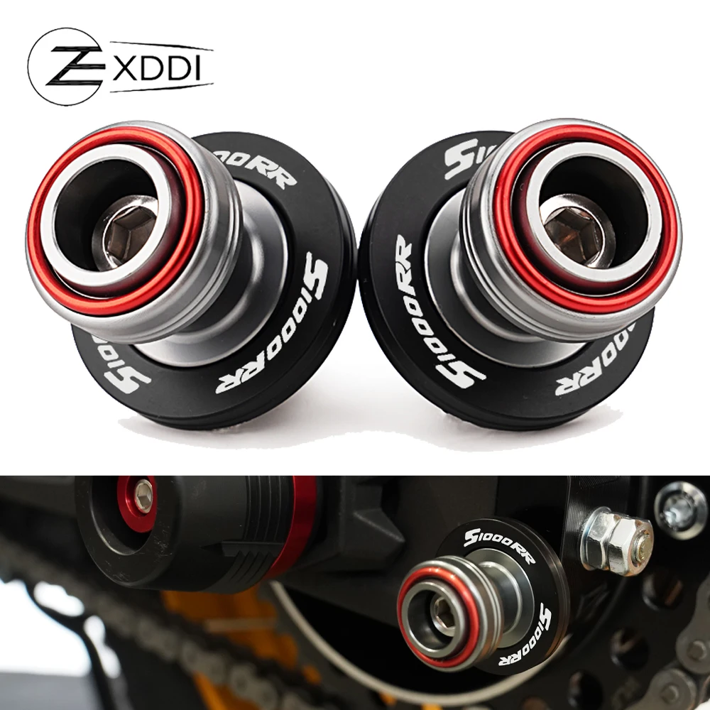 CNCアルミモーターサイクルスイングアームスプール,8mm,スタンドネジ,bmw s1000rr s 1000rr s1000 rr s 1000 rr 2009-2023 2024