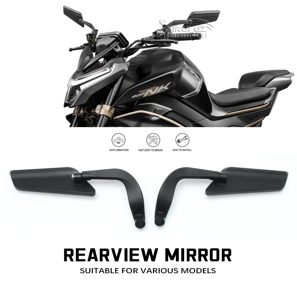 

Wind Wing Stealth Winglets Rearview Mirrors 675NK 2025 Motorcycle NEW Side View Mirror For CFMOTO 650NK 150NK 250NK 800NK 450NK