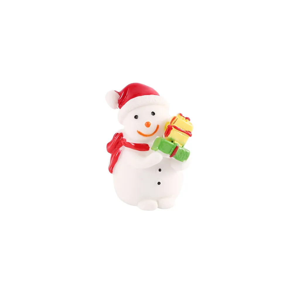 

Gift Box Santa Claus Fairy Garden Dollhouse Figures Terrarium Figurines Ornaments Christmas Miniature Micro Landscape