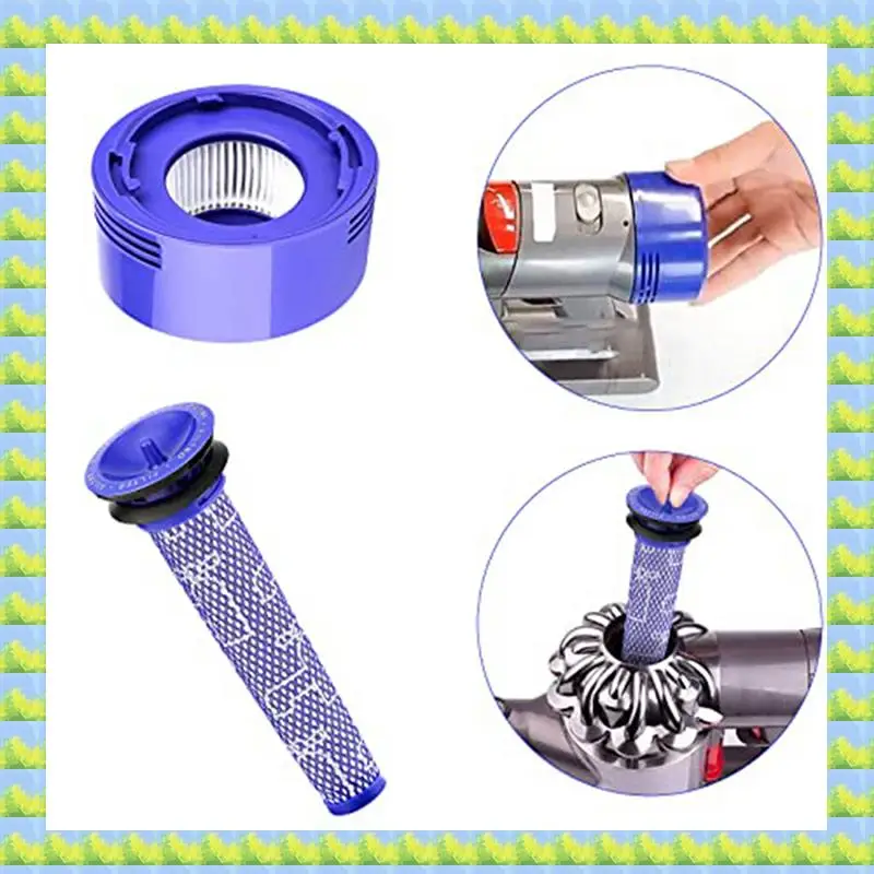 

FZFZ 16 Pack Filter Replacement For Dyson V7, V8 Animal And V8 Absolute Cordless Vacuum Cleaner HEPA Filter Replacements