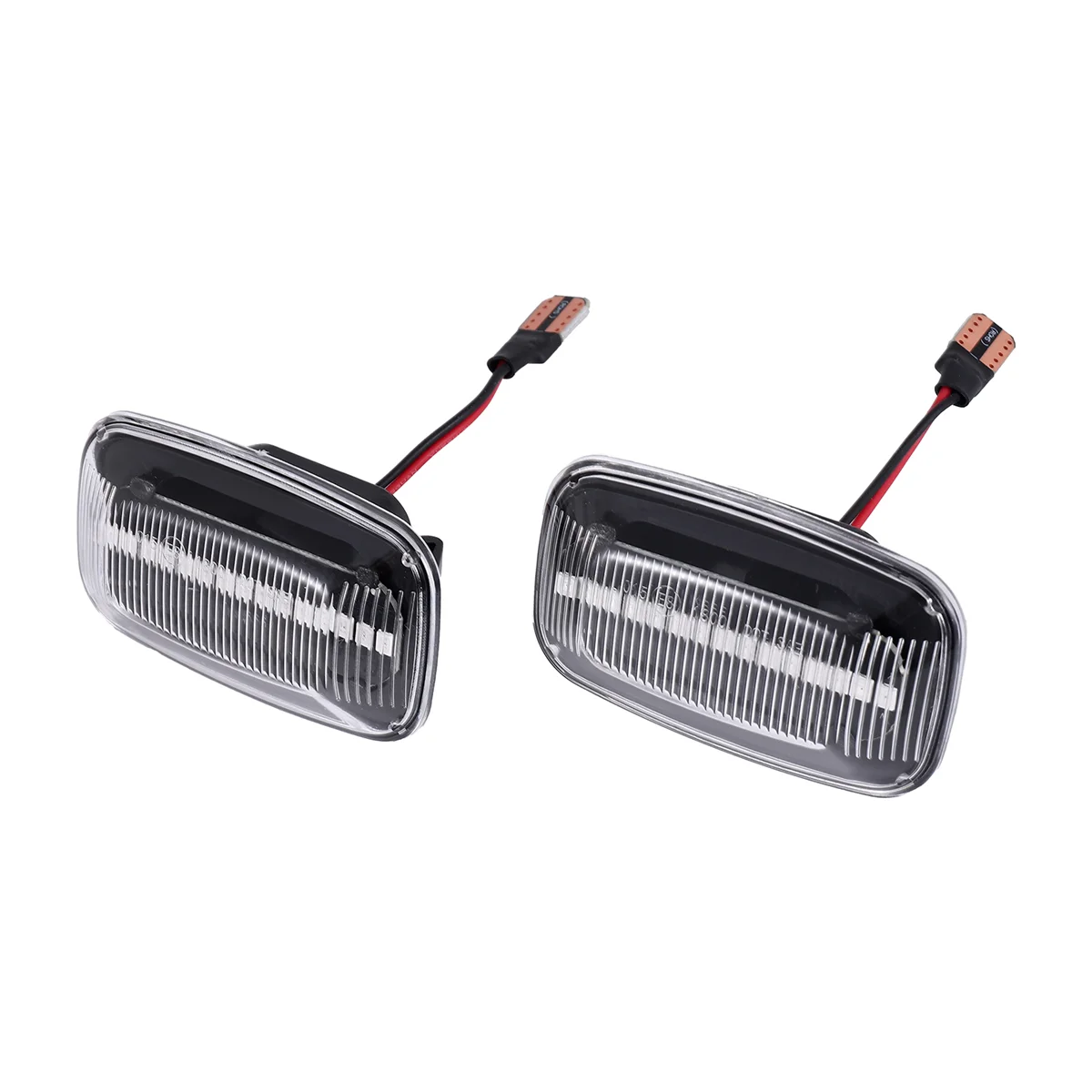 2Pcs Car Dynamic LED Side Marker Light Turn Signal Light for Toyota Land Cruiser 70 80 100 Series