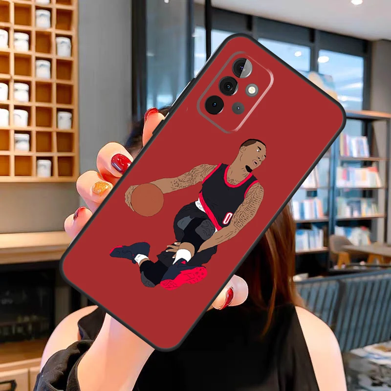Basketball Player Case For Samsung Galaxy A53 A33 A13 A12 A22 A32 A52 A72 A51 A71 A50 A70 A21S A52S Cover