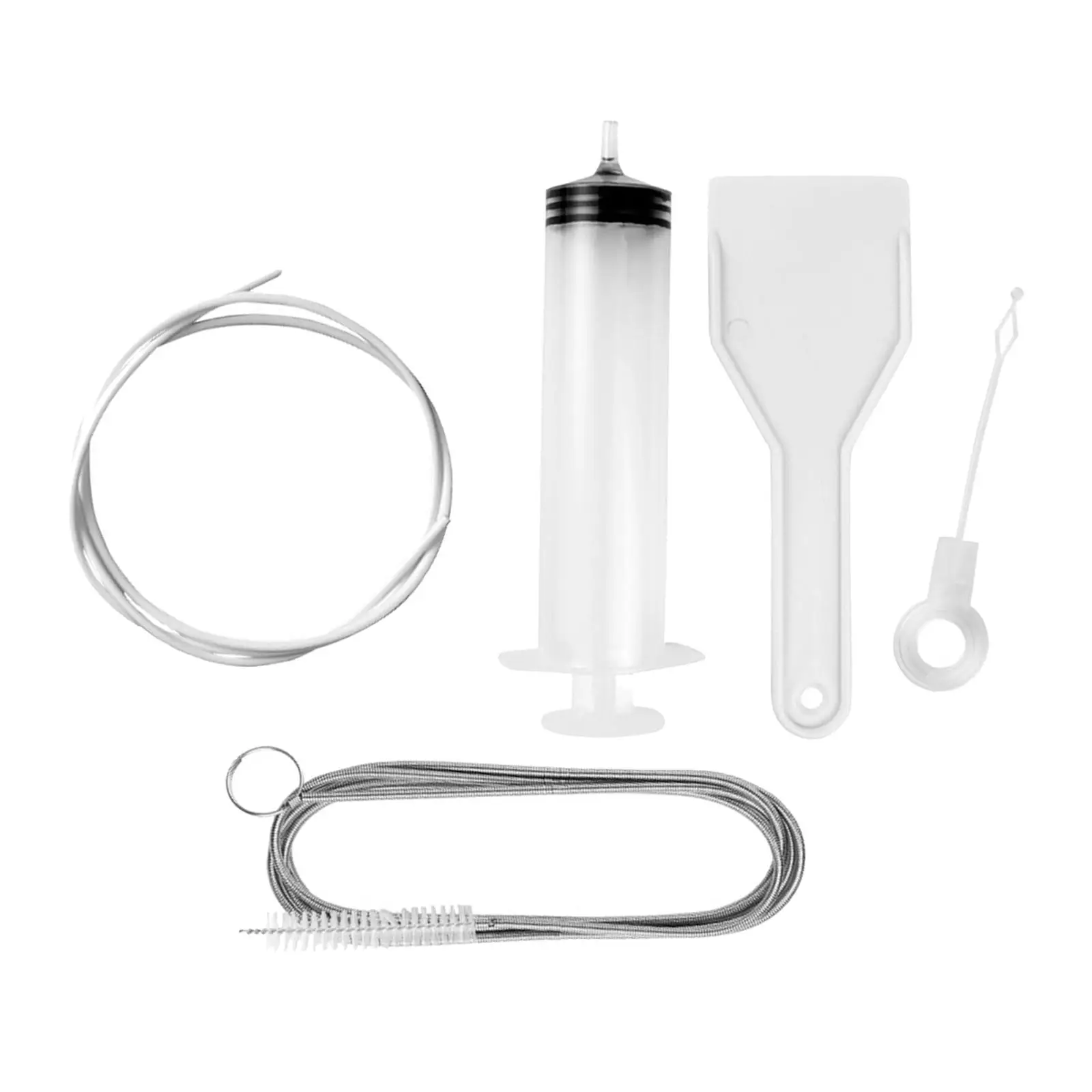 Универсальная гибкая щетка для чистки сливных труб, 5 шт., для бытовой кухни