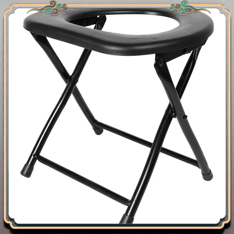 

Durable Portable Strengthened Foldable Toilet Chair Travel Camping Climbing Fishing Mate Chair Outdoor Activity Accessories