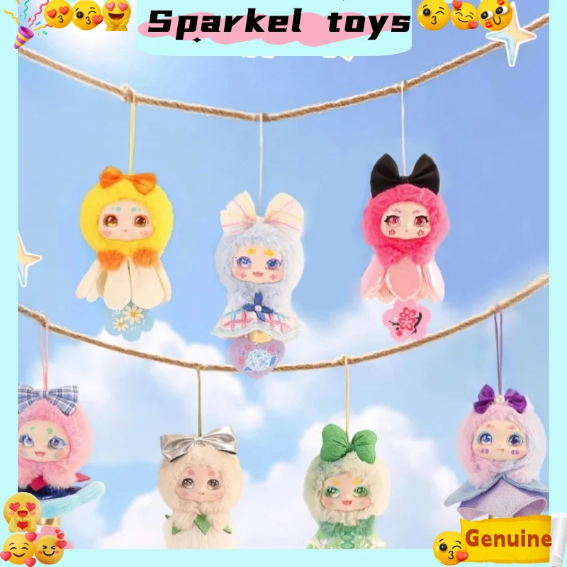 

Новая оригинальная серия Кимон Цветок Ручей Белл Виниловая лицевая слепая коробка Игрушка Подвеска Kawaii Игрушка Рождественский подарок на день рождения Детские игрушки