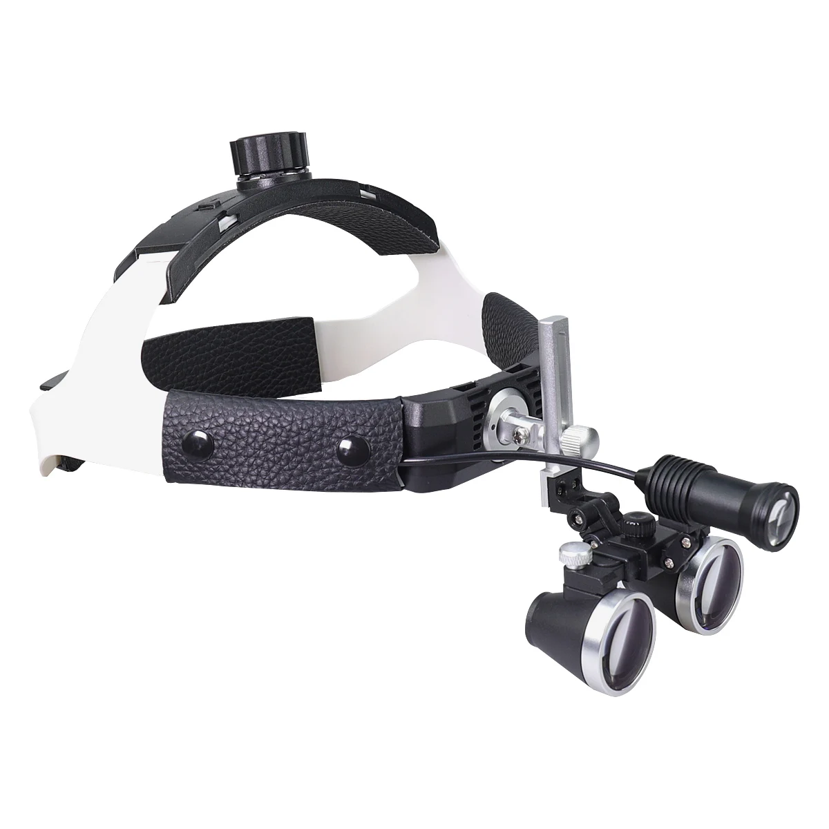 Dental Loupes head-mounted 5W spotlight Headlamp surgical lamp Lab Medical Magnification Binocular Helmet Head-Mounted Magnifier