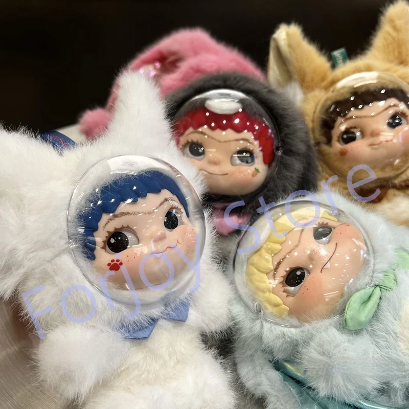 Máscara facial transparente para labubu v1v2v3, capa protetora de borracha, à prova de poeira, resistente a arranhões, acessório de boneca, concha de proteção de brinquedo