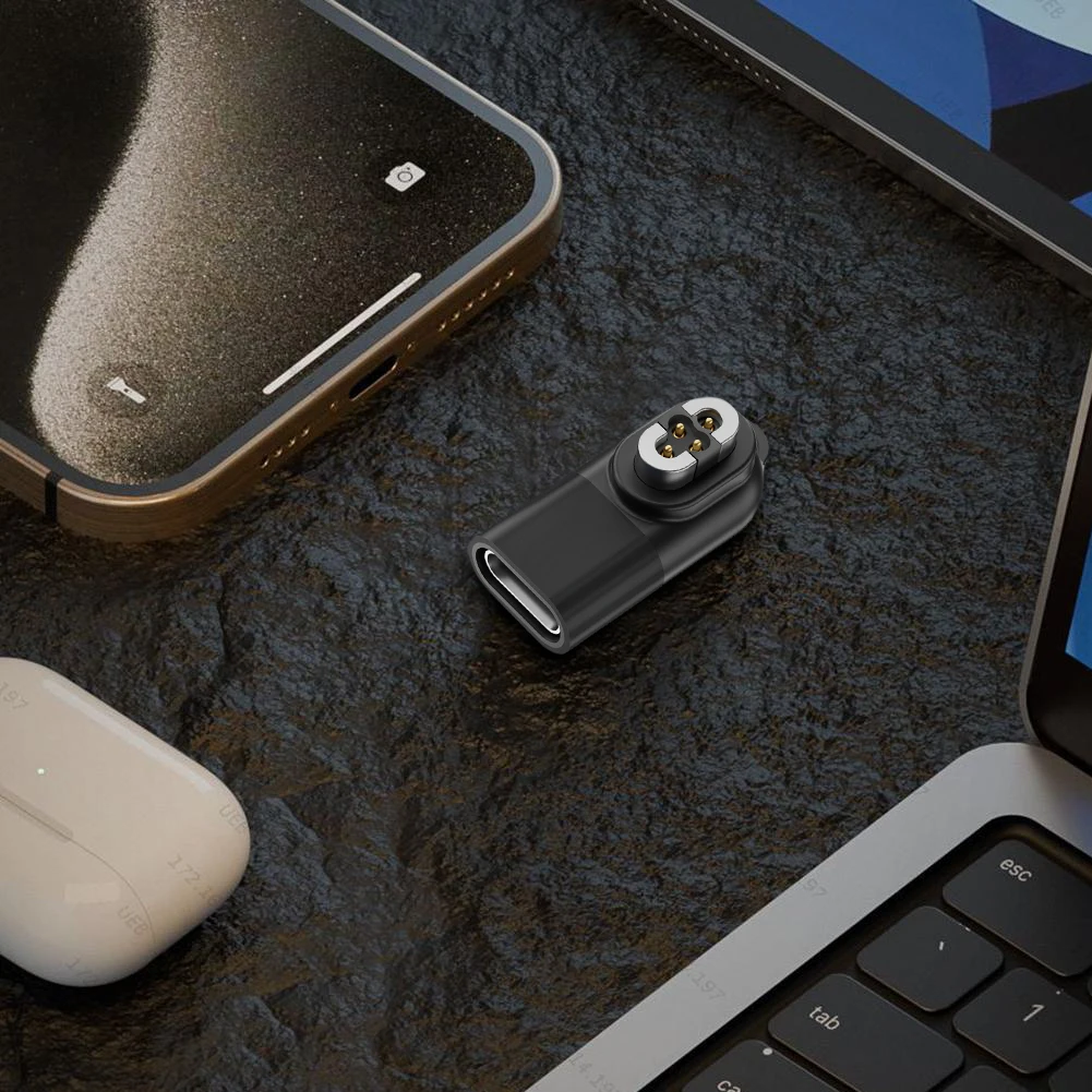 Für Shokz Ladegerät Adapter USB C Adapter Ladegerät Konverter Tragbarer USB C Ladeadapter für SHOKZ OpenSwim Pro S710 Kopfhörer