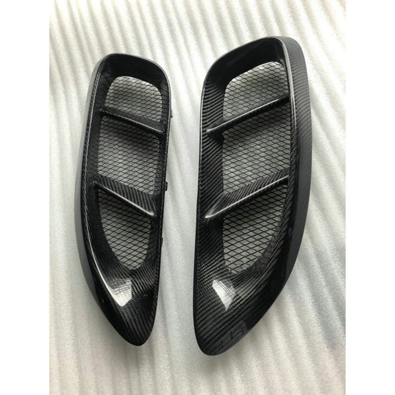 Automobile Carbon Fiber Side Air Intake Cover For Porsche 718 Boxster Cayenne Porsche Decorative Parts