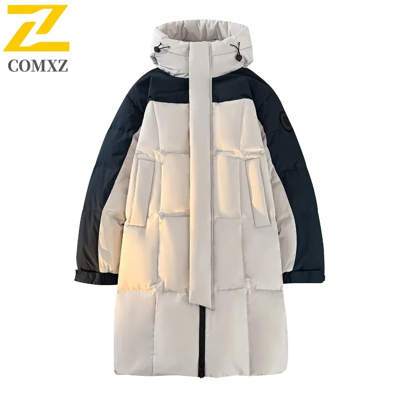 

COMXZ Men Winter Padded Jacket Multi-Function Hooded Outdoor Camping Warm Parka Relaxed Camping Lightweight Comfort Coats