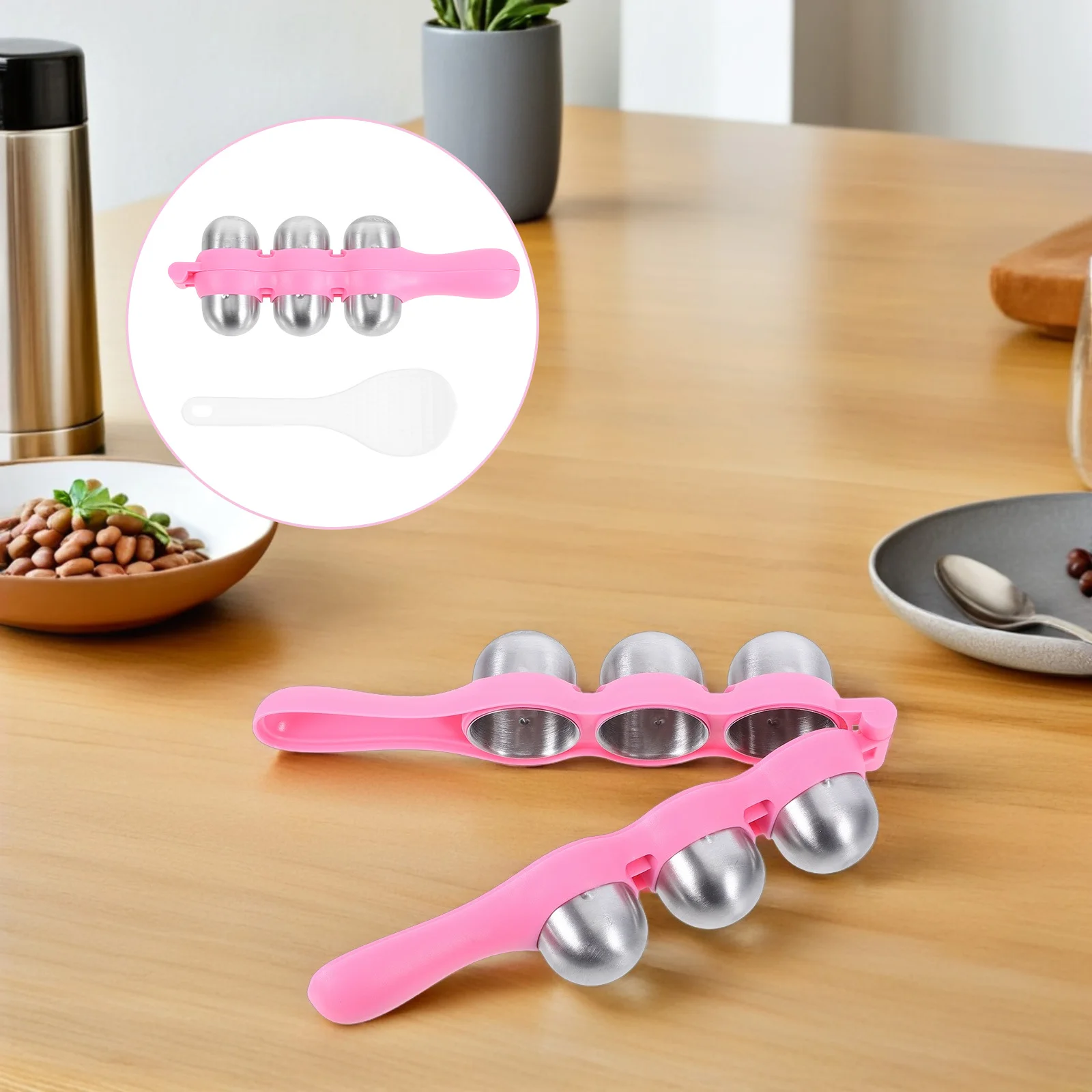 

Rice Ball Mold Balls Molds Bento Onigiri Japanese-style Musubi Baller Shaker DIY Sushi Stainless Steel Child