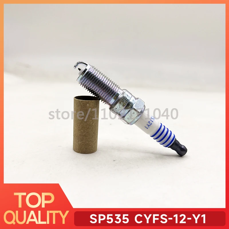 High Quality 4pcs SP-535 CYFS 12 Y1 Car Spark Plug For Ford C-MAX Fusion Lincoln MKZ CYFS12Y1 SP 535 CYFS-12-Y1 SP535 Auto Part