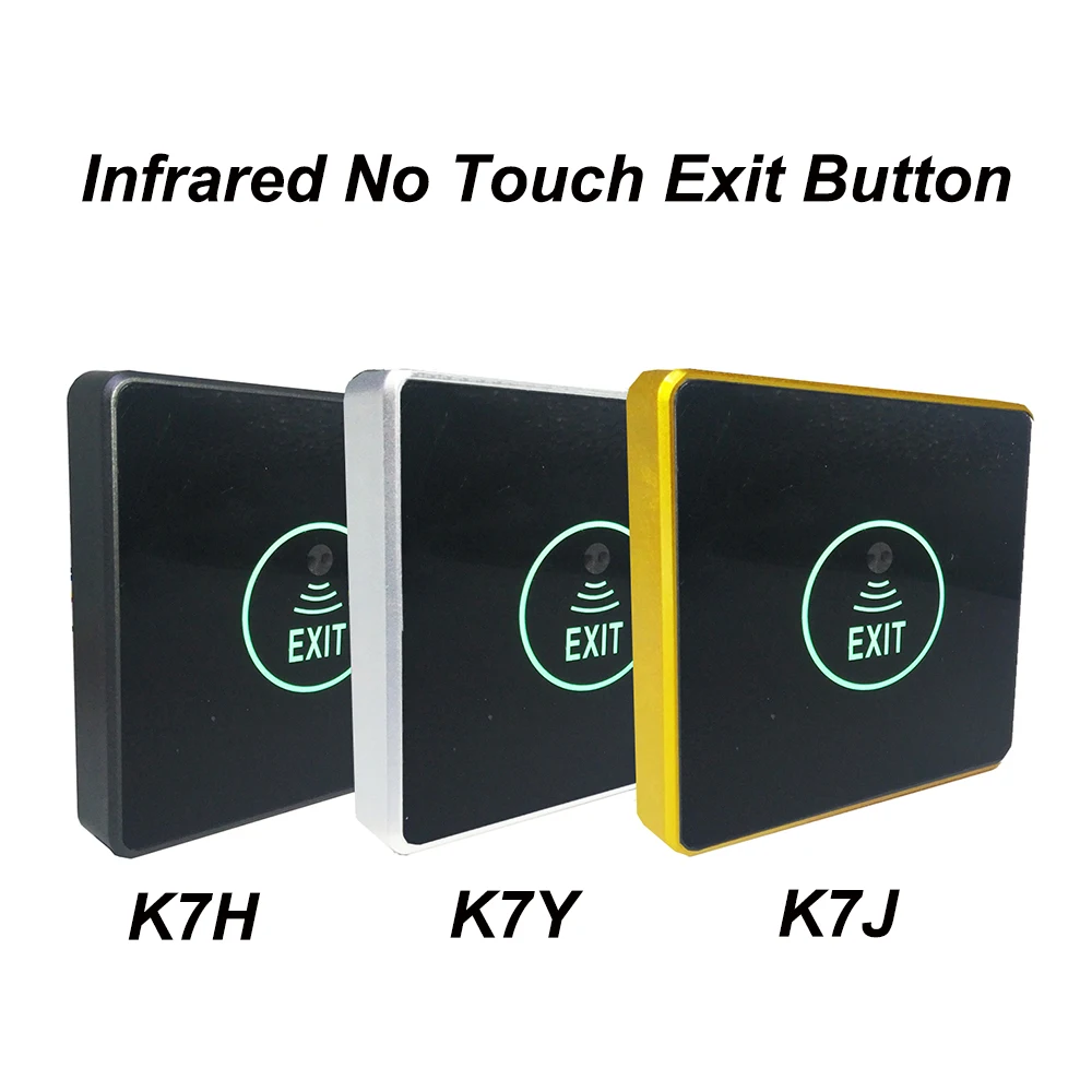 DC12V Surface Installation Infrared Contactless No Touch Exit Button IR Door Lock Release Switch