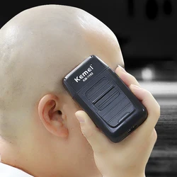 Kemei KM-1102 Electric Foil Shaver Bald Head Men Razor Skin Fade Rechargeable Beard Trimmer Face Care Shaving Machine for Barber