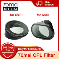 Original 70mai CPL Filter Only for 70mai Dash Cam A810 4K Omni X800 Circular Polarizing Lens CPL Filter