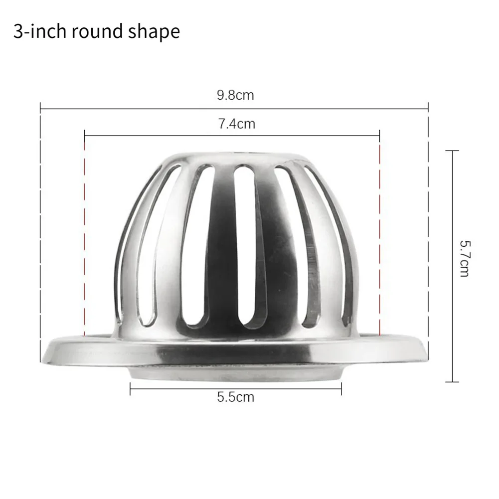 3/4/5inch Downspout Filter Gutter Leaf Guard Downpipe Protection Roof Pipes Anti-blocking Filter Screen Cover