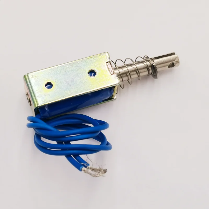 JF-0530 DC 12V/24V 300mA 10mm Corsa 5GF Forza Tipo Push Elettromagnete a solenoide a telaio aperto