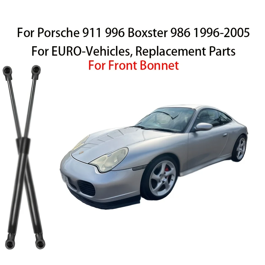 2 pz Cofano Anteriore Ammortizzatori A Gas Molla Per Porsche 911 996 Boxster 986 1996-2005 Cofano Ascensore Supporta