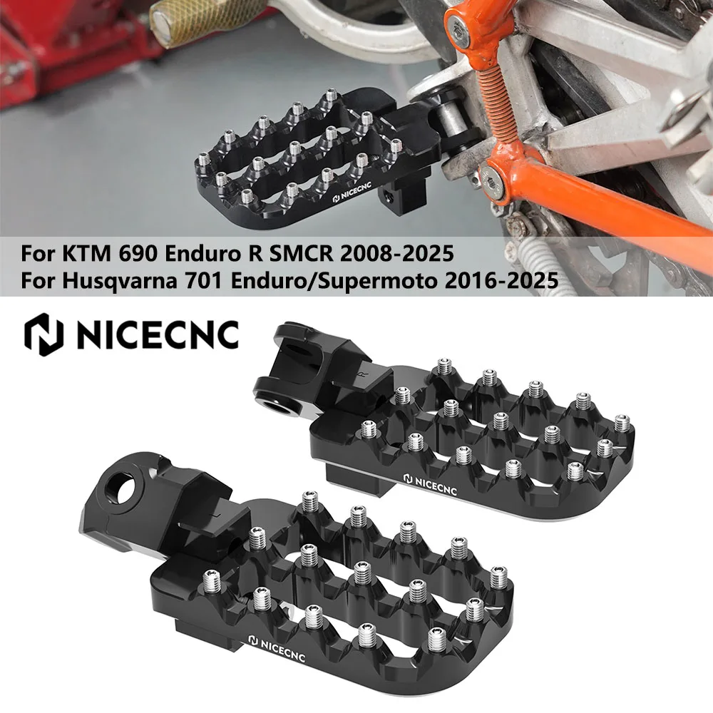 

Для KTM 690 Enduro R SMCR 2008-2025 20 мм нижняя подножка для Husqvarna 701 Enduro Supermoto Norden 901 GasGas 700 SM/ES